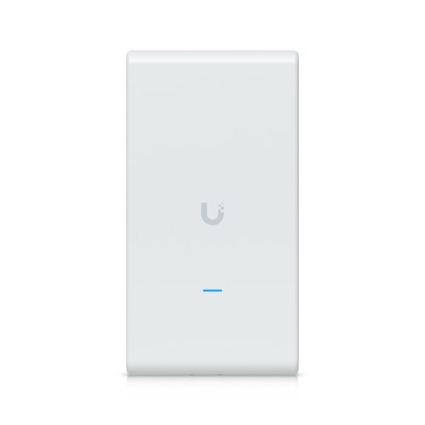 Indoor/outdoor WiFi 6 AP with  4 spatial streams, an  integrated super antenna, and a gigabit passthrough port.