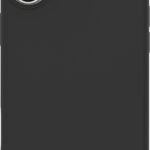 INFINITE (GRS) RIGA iPhone 16  Plus Black Cover. Material:  Material: 51% GRS polycarbonate and 42% recycled recycled silicone