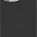 INFINITE (GRS) RIGA iPhone 16  Pro Max Black Cover.  Material: Material: 51% GRS polycarbonate and 42% recycled recycled silicone