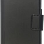 INFINITE MILAN iPhone 16  Black Wallet Cover. Material:  50% recycled PC + 37% recycled PU