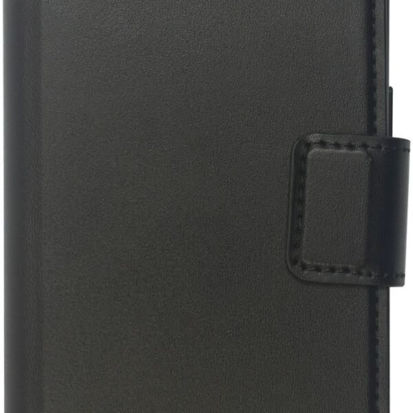 INFINITE MILAN iPhone 16 Plus  Black Wallet Cover. Material:  50% recycled PC + 37% recycled PU