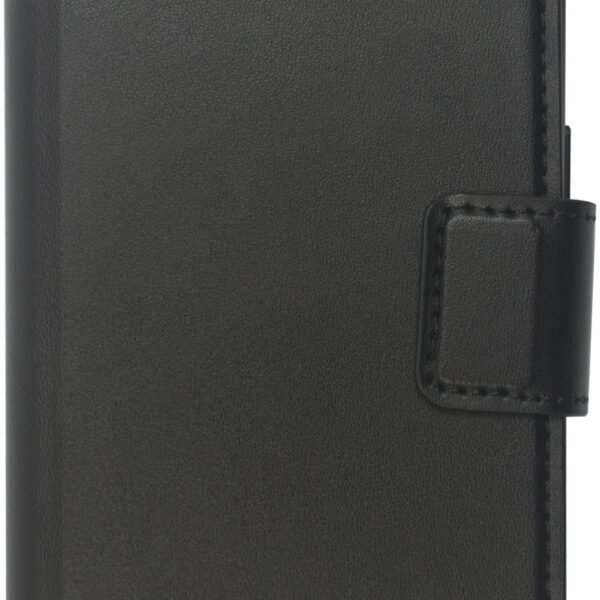 INFINITE MILAN iPhone 16 Plus  Black Wallet Cover. Material:  50% recycled PC + 37% recycled PU
