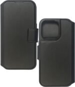 INFINITE MILAN iPhone 16 Plus  Black Wallet Cover. Material:  50% recycled PC + 37% recycled PU - Image 3