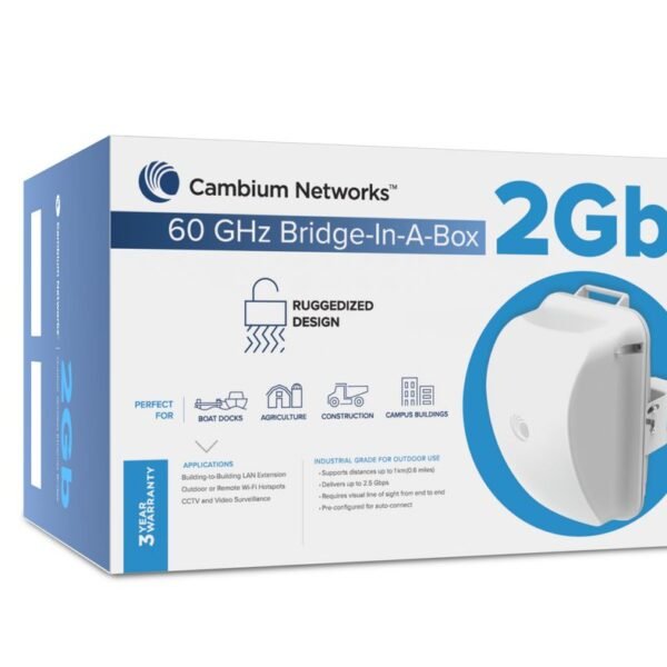 60GHz Bridge in a Box 2Gb  with EU cord