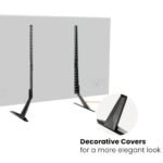 Steel Table Top Stand.  23"-75", Black - Image 2