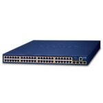 IPv6/IPv4, 48-Port Managed 802.3at POE+ Gigabit Ethernet Switch + 4-Port 100/1000X SFP (400W)