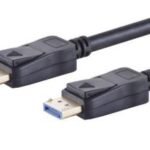 8K DisplayPort 2.0 Cable 1m  Black MicroConnect 8K  DisplayPort 2.0 Cable 1m Black