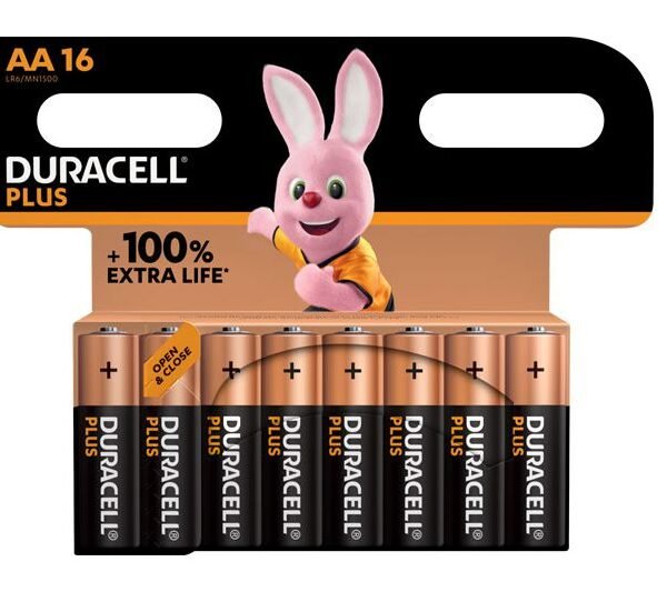 Plus 100 Single-Use Battery  Aa Alkaline