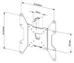 Wall mount small slim from  VESA 50x50 to 200x200 . - Image 3