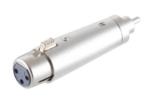Img_34658291.jpg XLR Adaptor 3 pin XLR - RCA F-M - Image 1