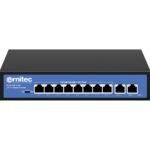 Unmanaged Intelligent 8 PoE  Gigabit RJ45 ports, 2 Gigabit  RJ45 ports
