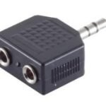Adapter 3.5mm - 2x3.5mm M-F Stereo