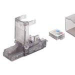 Tool-free RJ45 CAT6A connector CAT 6A UTP(unshielded) For stranded and solid inner conductor (AWG 22 to 26)