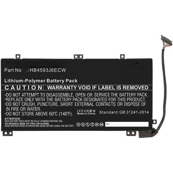Laptop Battery for Huawei  34.20Wh 11.4V 3000mAh
