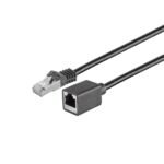 CAT7 S/FTP Extension Cable  LSZH 10m Black MicroConnect  CAT7 S/FTP Extension Cable LSZH 10m Black