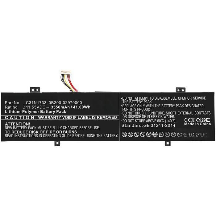 Img_34667020.jpg Laptop Battery for Asus 41.00Wh 11.55V 3550mAh - Image 1