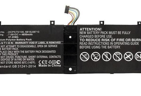 Laptop Battery for Lenovo  37Wh 7.68V 4850mAh