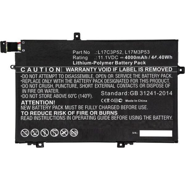 Laptop Battery for Lenovo  44Wh 11.1V 4000mAh