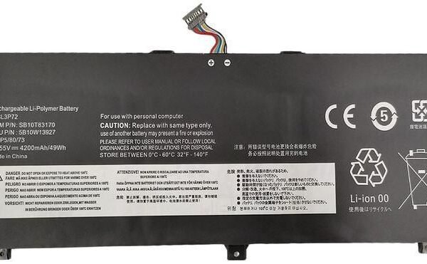Laptop Battery for Lenovo  49Wh 11.55V 4200mAh