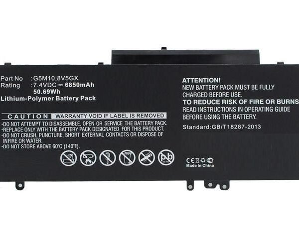 Laptop Battery for Dell 46Wh  7.6V 5800mAh