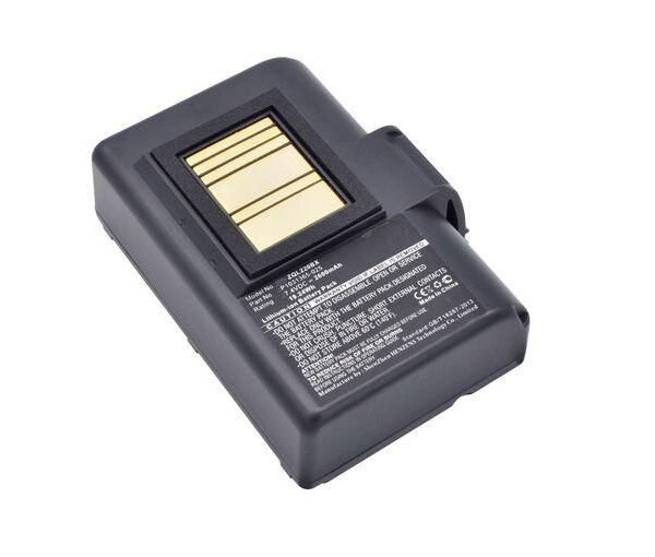 Battery for Zebra Printer  19.2Wh Li-ion 7.4V 2600mAh,  Black, BTRY-MPP-34MA1-01 for QLN220, QLN320, ZQ500, ZQ510, ZQ520
