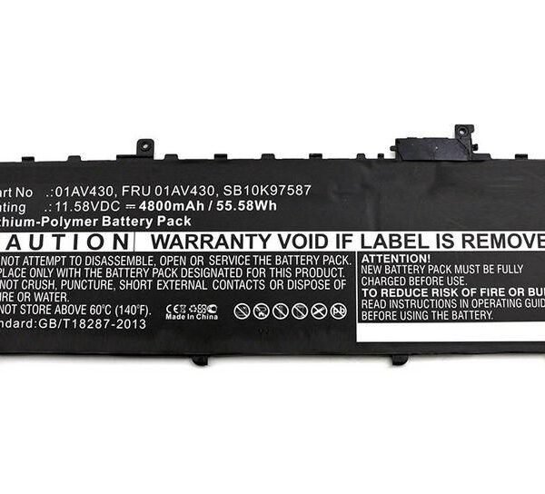 Laptop Battery for Lenovo  55Wh 11.58V 4800mAh