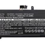 Laptop Battery for Lenovo  31Wh 15.28V 2050mAh