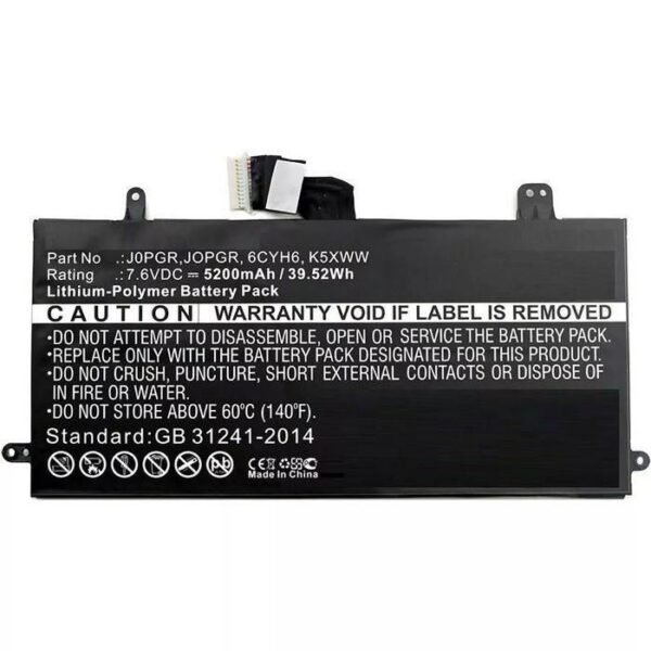 Laptop Battery for Dell 32Wh  7.6V 4200mAh