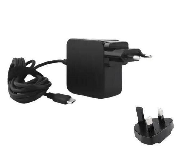 USB-C Power Adapter 65W GaN,  5V2.4A-20V3.2A USB PD  Plug:USB-C EU & UK Wall - 5V 2.4A, 5.2V 3A,9V3A, 12V3A, 14.5V2A, 15V3A,