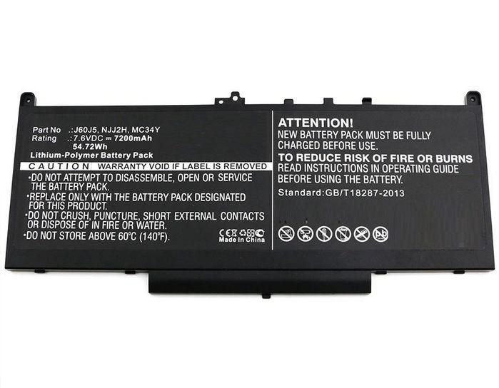 Img_34667825.jpg Laptop Battery for Dell 55Wh 7.6V 7200mAh - Image 1