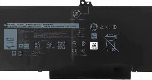 Laptop Battery for Dell 55Wh  7.6V 7200mAh