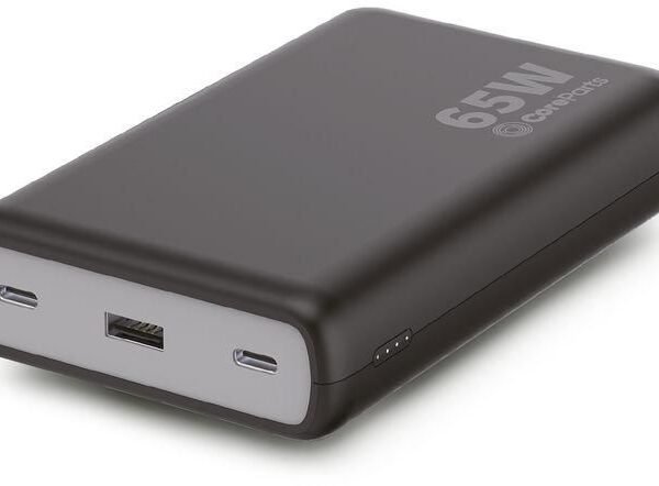 65Watt Power bank with USB-C  (Type C) 20.000mAh, PW7018LC  for Laptops, Tablets, and Mobilephones, PW7018LC - Includes 1meter USB-C to