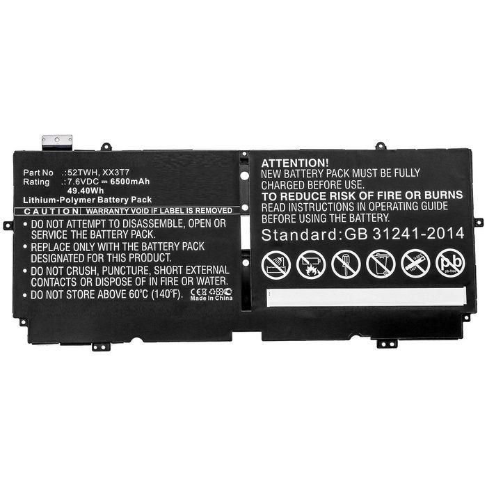 Img_34667959.jpg Laptop Battery for Dell 49.40Wh 7.6V 6500mAh - Image 1