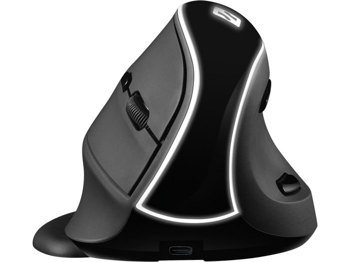 Img_34673310-1 Wireless Vertical Mouse Pro Wireless Vertical Mouse Pro, Right-hand, Vertical design, Optical, RF Wireless, 1600 DPI, Black - Image 1