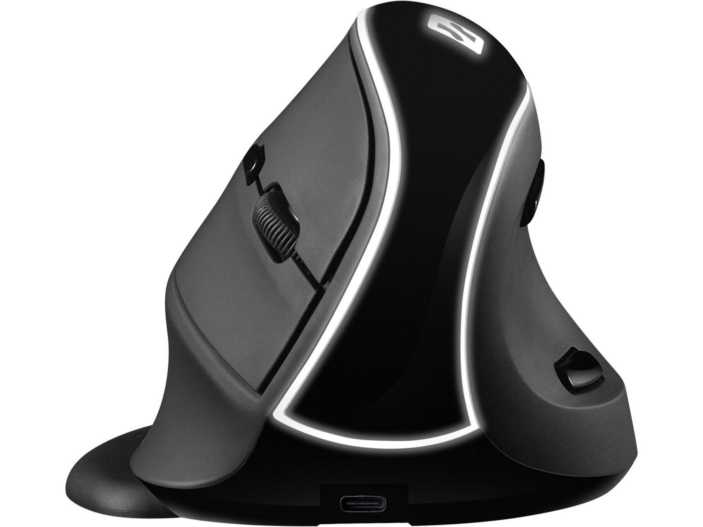 Img_34673310.jpg Wireless Vertical Mouse Pro Wireless Vertical Mouse Pro, Right-hand, Vertical design, Optical, RF Wireless, 1600 DPI, Black - Image 1