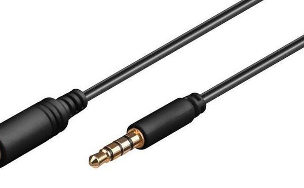 Headphone & Audio Cable, 0.5m 3.5mm Minijack extension Cable