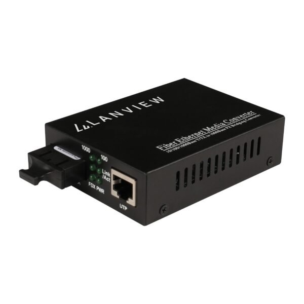 10/100/1000Base-T RJ45 to  1000Base-X SC Unmanaged Media  Converter 80Km