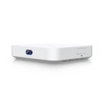 Compact 2.5G Cloud Gateway  with 30+ UniFi device / 300+  client support, 1.5 Gbps IPS routing, and selectable NVR storage. 512 GB