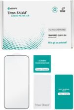 INFINITE (GRS) iPhone 16 Pro  Max Screen Protector. Full  Cover Tempered Glass. Titan Shield. 50 pcs BULK pack - Image 2