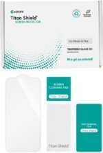 INFINITE (GRS) iPhone 16  Plus/15 Plus Screen  Protector. Clear Tempered Glass. Titan Shield. 50 pcs BULK pack - Image 2