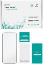 INFINITE (GRS) iPhone 16  Plus/15 Plus Screen  Protector. Full Cover Tempered Glass. Titan Shield. 50 pcs BULK pack - Image 2