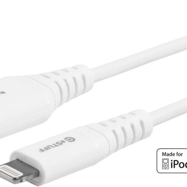 Lightning Cable MFI 0,15m Whit 8Pin Lightning - USB A Male  for Apple devices (C89 Chipset) 1 pc BULK packed in a poly bag.