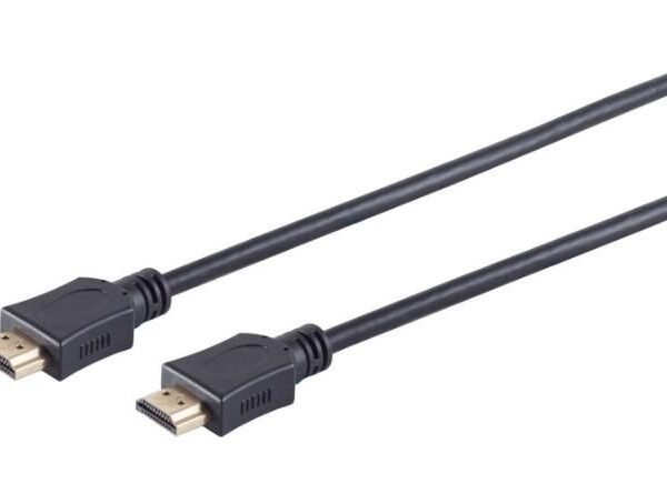 HDMI High Speed cable, 7.5 m High Speed HDMI with Ethernet 1920 x 1080p, Gold-plated connectors