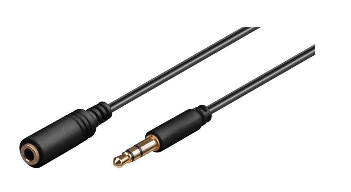 Img_34730887.jpg Headphone & AUX Cable, 3m Headphone and audio AUX Ext. Cable 3.5 mm Minijack Male-Female - Image 1