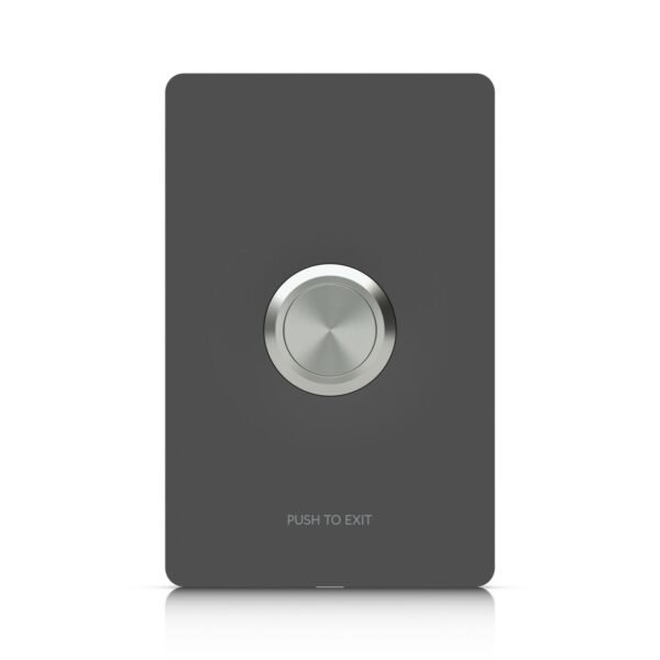Button designed for UniFi  Access Hubs. Push-to-exit.  Black/white.