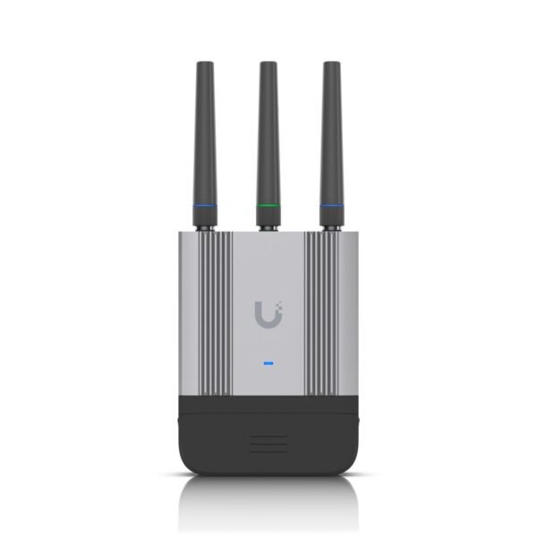 Compact and ruggedized LTE  Cat 4 mobile WiFi router  designed for indoor/outdoor IoT applications.