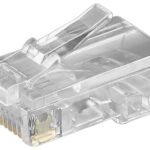 RJ45 Plug for Flat Cable, 8  Pin