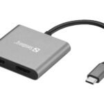 USB-C Dock 2xHDMI+USB+PD