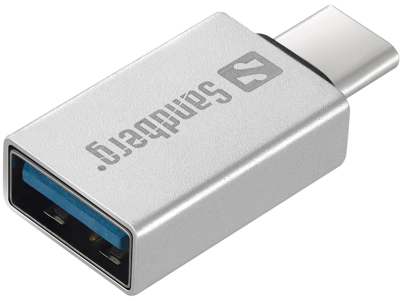 Img_34742929.jpg USB-C to USB 3.0 Dongle USB-C to USB 3.0 Dongle, USB 3.2 Gen 1 (3.1 Gen 1) Type-C, USB 3.2 Gen 1 (3.1 Gen 1) Type-A, Silver, - Image 1