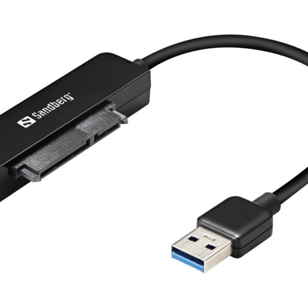 USB 3.0 to SATA Link USB 3.0 to SATA Link, USB-A,  SATA, Male/Male, Black